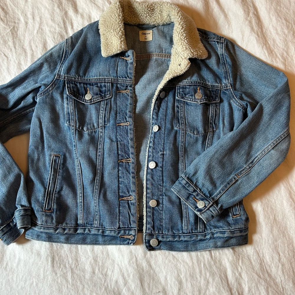Gap 1969 Denim Sherpa-Lined Jean Jacket